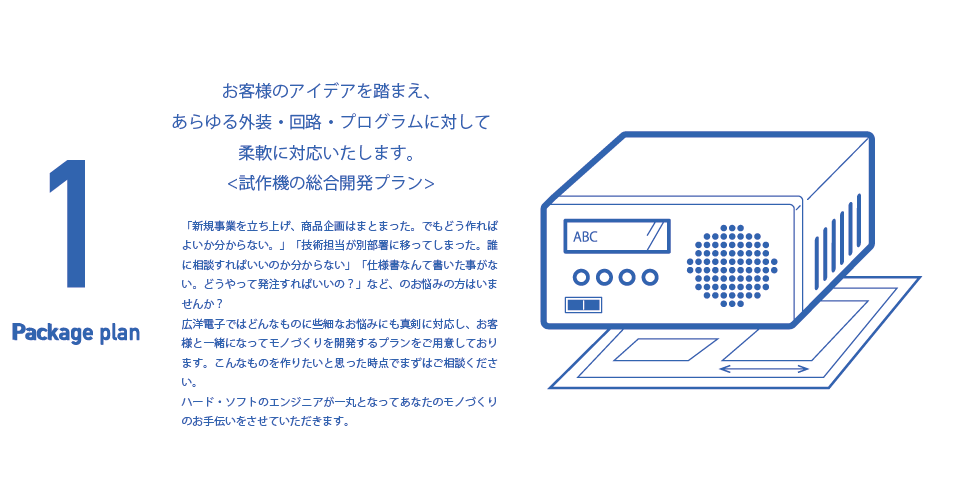 1 総合試作機開発プラン